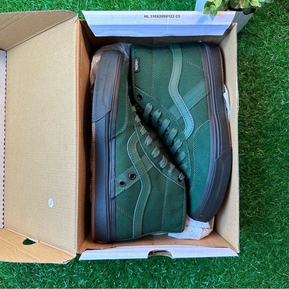 Vans Crocket High Dark Green / Black - Picture 2 of 9